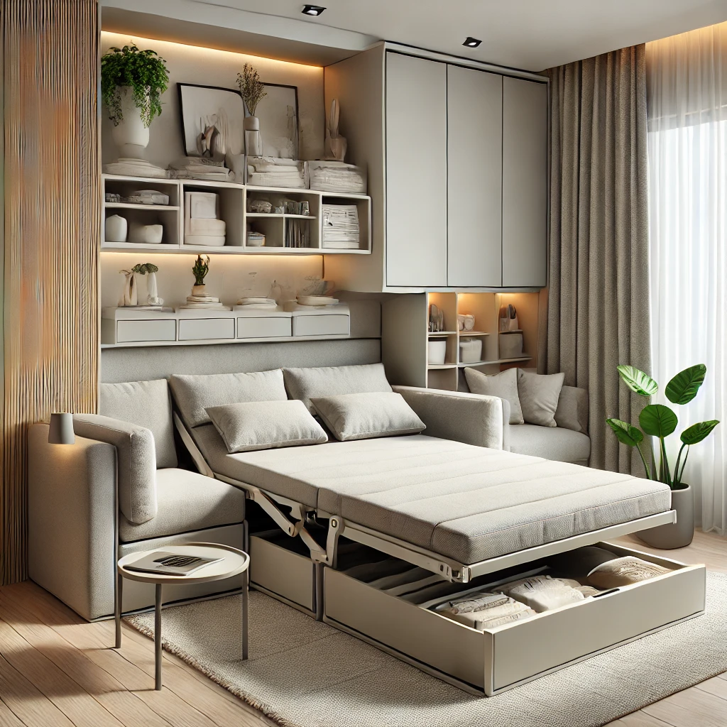 Space-Saving Multi-Functional Sofas