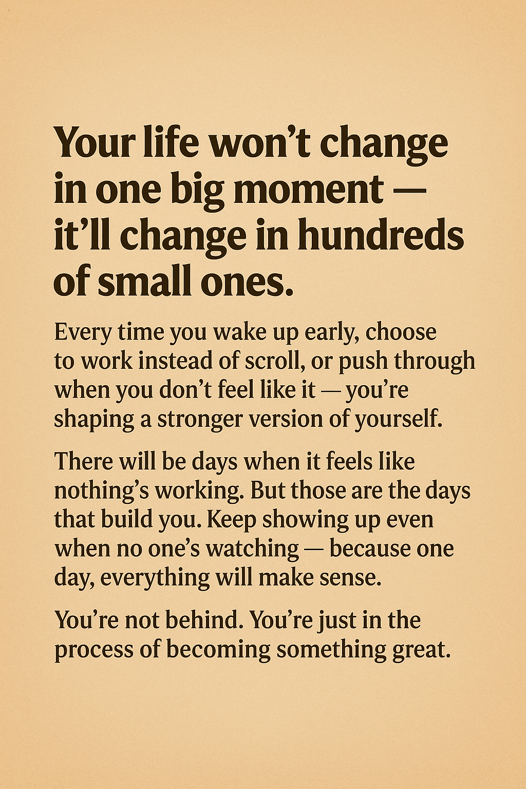 Why Motivation Fails and What to Do Instead Introduction